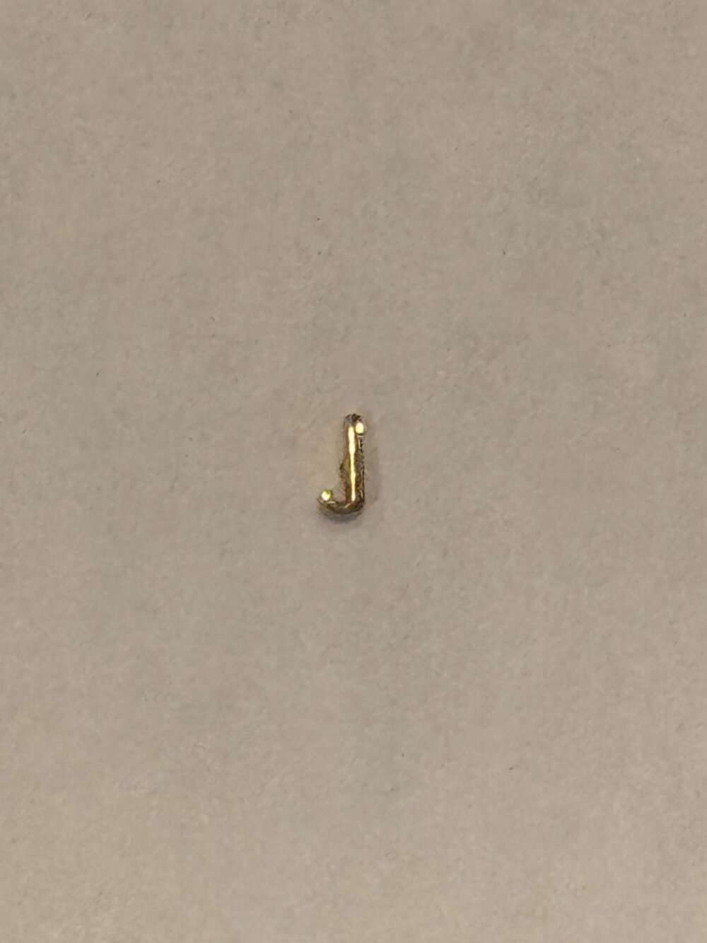 Gorjana 14k Gold Alphabet Single Earring *J*